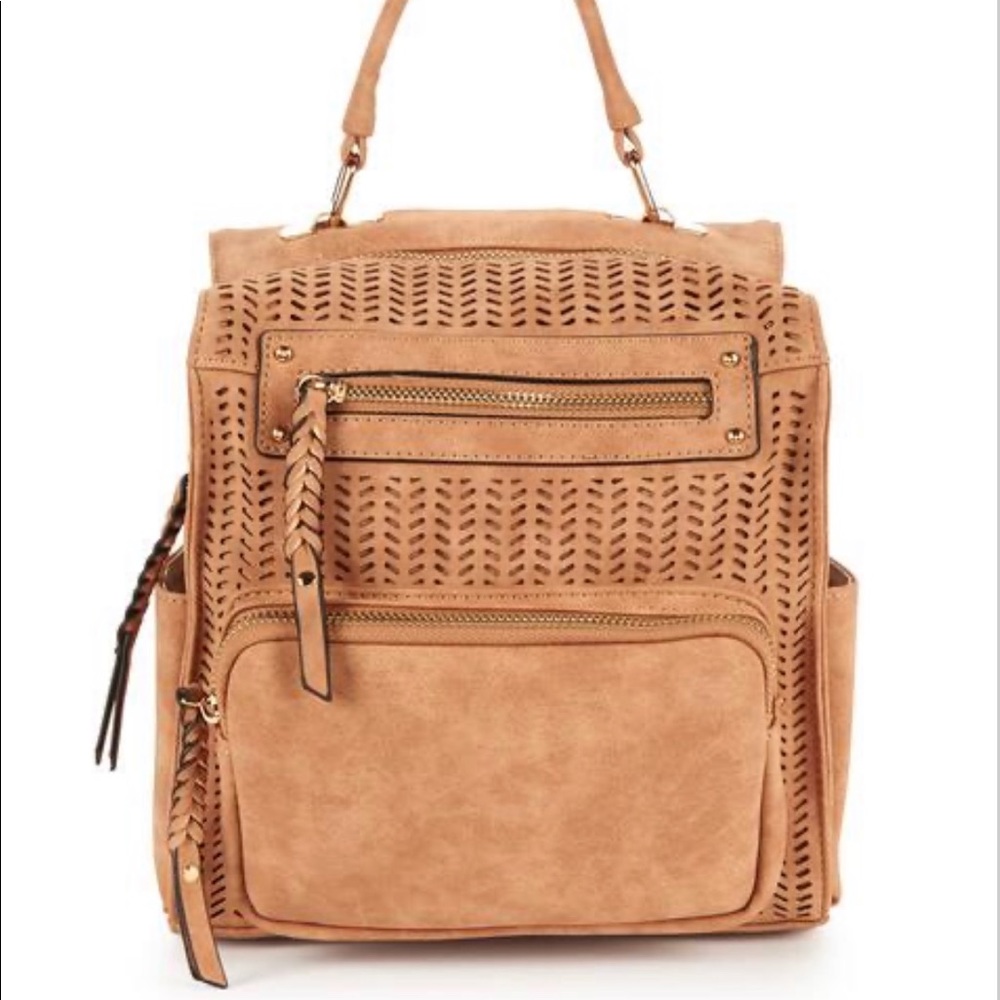 Violet Ray Convertible Crossbody Backpack